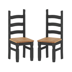 Pines Chairs Mercers Furniture Corona Charcoal Dining Chairs Kitchen Chair