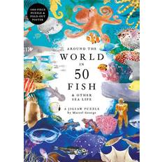 Laurence King Around The World In 50 Fish 1000 Piece Jigsaw Puzzle