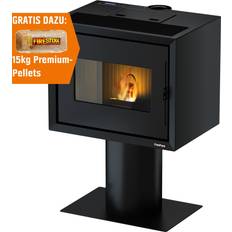 FreePoint Estufa De Pellet Estanca Modo 9,36 kW Negro