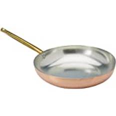Pentole Agnelli Smooth Copper Tin Plated Hand Jumping Pan 36 cm