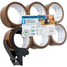 Packaging Tape Dispenser with Tape 6 Rolls
