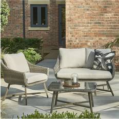 Kettler Garden Table Kettler LaMode Small Rectangular Garden Coffee Table Grey Ash