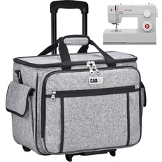 Sewing Machines Shein Detachable Rolling Sewing Machine Case Grey