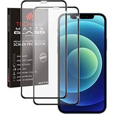 Apple iPhone 12 Pro Screen Protectors TechGear Anti Glare Screen Protectors 2 Pack for iPhone 12 iPhone 12 Pro