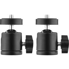 Mini Swivel Ball Head Tripod Head 360 Degree Rotating Mount Base Adapter 1-Pack