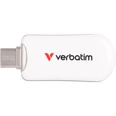 Verbatim Plectra USB-C Flash Drive 128GB White