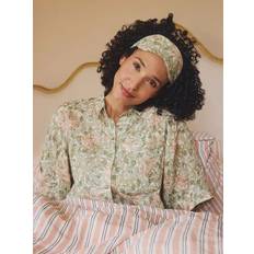 Sleep Masks Piglet in Bed Soft Sage Linen Sleep Mask