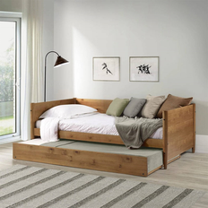Bed Bath & Beyond Twin Solid Wood Daybed with Roll Out Trundle Frame 29 H x 42.13 W x 79.75 L