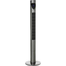 Grey Tower Fans Homcom Grey Tower Fan 46 Inch 30 x 30 x 120 cm