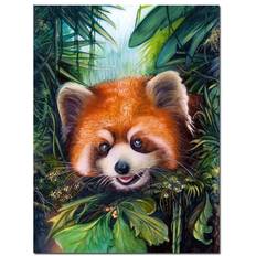 Bruna Diamond Paintings Fiyo 5D Diamond Painting Full Round Brown Bear Diamond Embroidery 20 x 30 cm