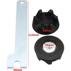 2 Pcs Blender Rubber Coupler Gear Clutch with Removal Tool