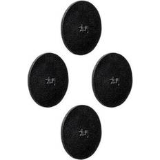 Metall Glasunderlägg Silwy Självhäftande Magnetplattor Ø7.5 cm 4 pack Glasunderlägg