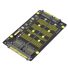 Controller Cards Spactz LLhappy-2 in 1 Combo M.2 NVME PCI-E SSD to U.2 SFF-8639 & M.2 SATA Adapter