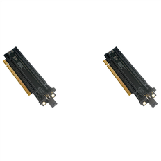 Controller Cards Spactz 2X PCI-E 4.0 X16 1 to 2 Expansion Card Gen4 Split PCIe-Bifurcation X8X8 20mm Spaced Slots CPU4P
