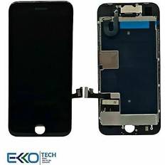 Ersatzbildschirme EkkoTech iPhone 8 SE 2020 Display Mit Original Retina LCD Komplett Vormontiert Black