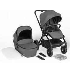 Barnvagnar BabyGo Harmony Black Barnvagn Grå/Ram