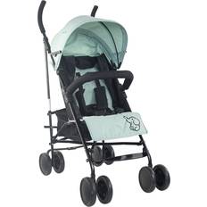 Mobiclinic Silla De Paseo Mobiclinic Plegable Ruedas Extraíbles Respaldo Reclinable Sistema De Seguridad Carrito Bebe Ligera Verde Elefant