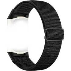 INF Geflochtenes Nylonarmband für Fitbit Charge 5/6 Schwarz