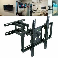 Unho Foldable Steel TV Bracket Stretch Tilt Swivel Adjustable Arm Mount for 26-55 in
