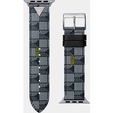 Guess Genuine Leather Grey Apple Watch Strap