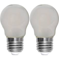 Klotlampa E27 G45 Frosted 2-pack