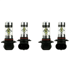 Exogio 4X 6000K Super White H10 9045 9145 9140 100W 1200LM LED Fog Light Bulb Projector Driving DRL