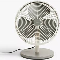 John Lewis 12" Desk Fan, Grey