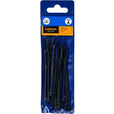 Halfords Cable Ties 100 Mm Black Fixg127
