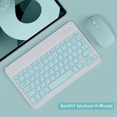 Usams Green RGB Bluetooth Wireless Keyboard And Mouse