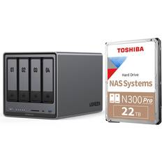 UGREEN NASync DXP4800 Plus 4-Bay NAS Enclosure 22TB
