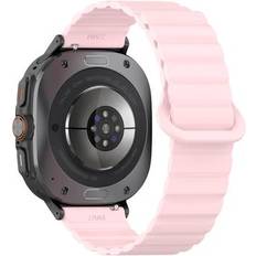 Klockarmband på rea MTP Products Samsung Galaxy Watch Ultra Magnetisk Silikon Sportrem 47mm Rosa