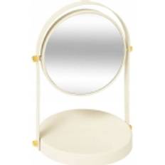 Beige Makeup Mirrors 5Five Ivoire Pivot Mirror 26.5x18cm - Ivory