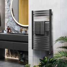 Heated Towel Rails Terma Electric Towel Rail DEXTER 860/400 86cm H x 40cm W x 6cm D Black