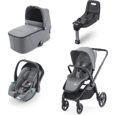 Recaro Pushchairs Recaro Celona 3-in-1 Travel System 5 Piece Bundle Prime Silent Grey