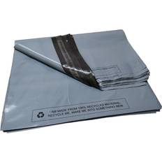 Grey Mailing Poly Postal Self Seal Bags 17'' x 22'' 100 Pack