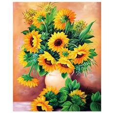 Diamond Paintings on sale Fiyo Diamond Embroidery Sunflower Needlework 20 x 30 cm