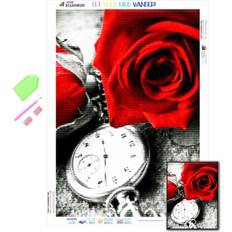 Rosa Diamond Paintings Fiyo Diamond Embroidery Rose Full Square 20 x 30 cm