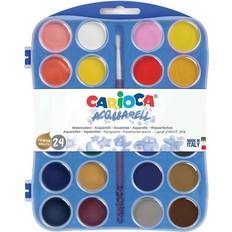 Watercolour Plastic Case 24 Piece