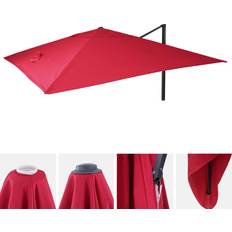 Schutzhüllen für Sonnenschirme Mendler Ersatz-Bezug für Luxus-Ampelschirm HWC-A96 3x3m Polyester 2,7kg Bordeaux