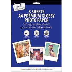 The Home Fusion Company 8 x Sheets A4 Glossy Photo Paper