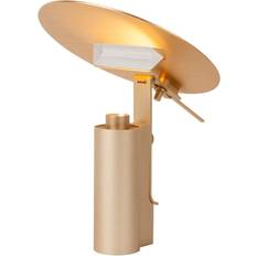 Lucide Premium Fits Ø20cm Led 3000K Matt Gold Brass Table Lamp 29.5cm