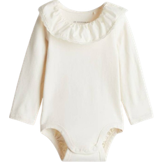 H&M Wit Katoenen Romper Met Kraag - Baby