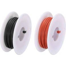 Uxcell 28 Gauge Silicone Wire 28AWG High Temp Wire Spool 15m 2pcs