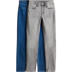 H&M Girls Grey 2-pack Skinny Fit Jeans 12-13Y