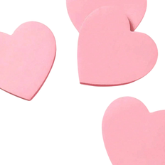 Shein Heart StickyNotes Notepad Self Sticky Note Pads Planner Sticker 71.12x70mm