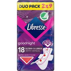 Libresse night Libresse Ultra Night Extra Wing Duo Pack 18 stk