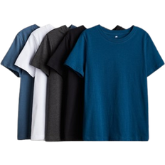 H&M Blå 5-pack T-shirt 158/164 12-14Y