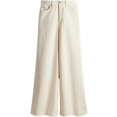 H&M Wide Jeans - Cream