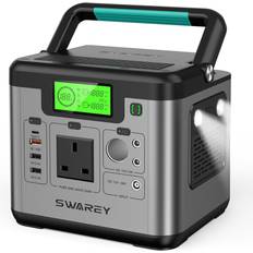 Batteri Elverk Kraftwerk Stromgenerator 500W Swarey S500 Pro 518Wh Solargenerator Power Bank