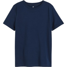 H&M Blue Cotton T-shirt